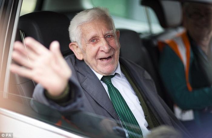D-Day veteran Bernard Jordan, 89, returned to Britain on a ferry after sneaking onto a coach to Norm D-Day veteran Bernard Jordan, 89, returned to Britain on a ferry after sneaking onto a coach to Norm