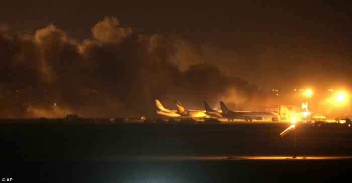 An attack at a Pakistani airport resulted in the death of 28 people. Including 10 Taliban gunmen. An attack at a Pakistani airport resulted in the death of 28 people. Including 10 Taliban gunmen.