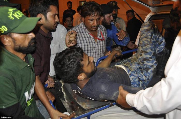 An attack at a Pakistani airport resulted in the death of 28 people. Including 10 Taliban gunmen. An attack at a Pakistani airport resulted in the death of 28 people. Including 10 Taliban gunmen.