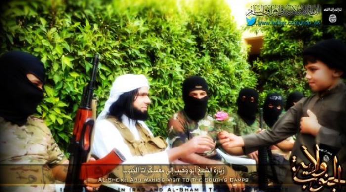 Wahiyib can often be seen posing with machine guns or rocket-propelled grenades when appearing on hi Wahiyib can often be seen posing with machine guns or rocket-propelled grenades when appearing on hi