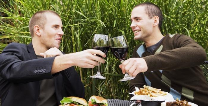 Gay men were also found to be more likely to drink to excess than their heterosexual counterparts. Gay men were also found to be more likely to drink to excess than their heterosexual counterparts.