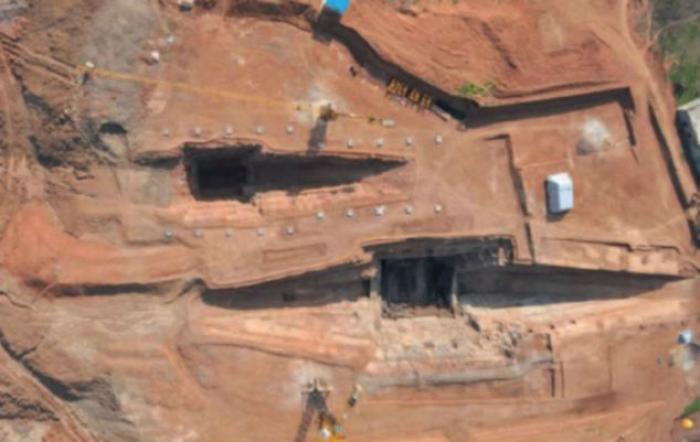 An elaborate mausoleum that was built for King Liu Fei, who ruled Jiangdu 2,100 years ago, has been An elaborate mausoleum that was built for King Liu Fei, who ruled Jiangdu 2,100 years ago, has been