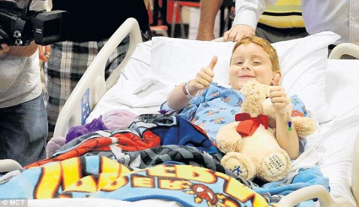 Nine-year-old James Barney, Jr is recovering after fighting off a 400lb alligator with his bare hand Nine-year-old James Barney, Jr is recovering after fighting off a 400lb alligator with his bare hand