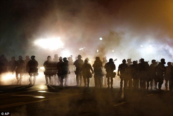 Riots have torn apart the St. Louis suburb of Ferguson. Nightly clashes between protestors and riot Riots have torn apart the St. Louis suburb of Ferguson. Nightly clashes between protestors and riot