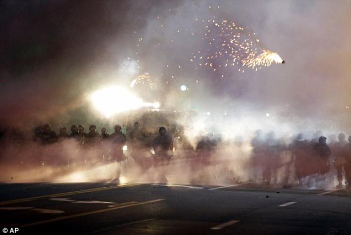 Riots have torn apart the St. Louis suburb of Ferguson. Nightly clashes between protestors and riot Riots have torn apart the St. Louis suburb of Ferguson. Nightly clashes between protestors and riot