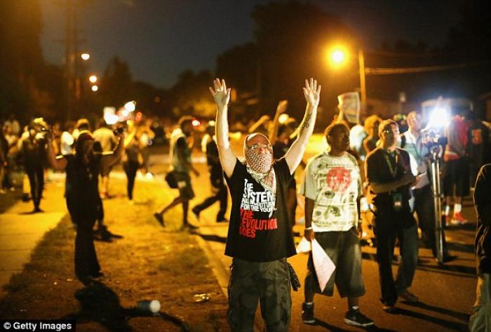 Riots have torn apart the St. Louis suburb of Ferguson. Nightly clashes between protestors and riot Riots have torn apart the St. Louis suburb of Ferguson. Nightly clashes between protestors and riot