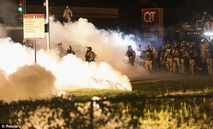 Riots have torn apart the St. Louis suburb of Ferguson. Nightly clashes between protestors and riot Riots have torn apart the St. Louis suburb of Ferguson. Nightly clashes between protestors and riot