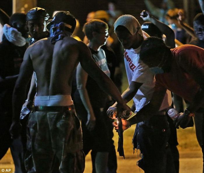 Riots have torn apart the St. Louis suburb of Ferguson. Nightly clashes between protestors and riot Riots have torn apart the St. Louis suburb of Ferguson. Nightly clashes between protestors and riot