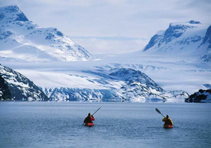 In Antarctica, the annual volume loss is about 128 cubic kilometers per year, plus or minus 83 cubic In Antarctica, the annual volume loss is about 128 cubic kilometers per year, plus or minus 83 cubic