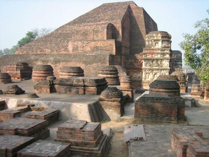 Ruins of Nalanda University which was destroyed by Turks in the 12th century. Ruins of Nalanda University which was destroyed by Turks in the 12th century.