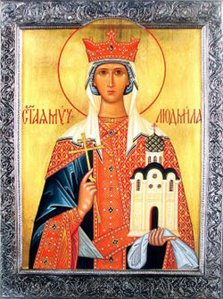Image of St. Ludmilla of Bohemia Image of St. Ludmilla of Bohemia