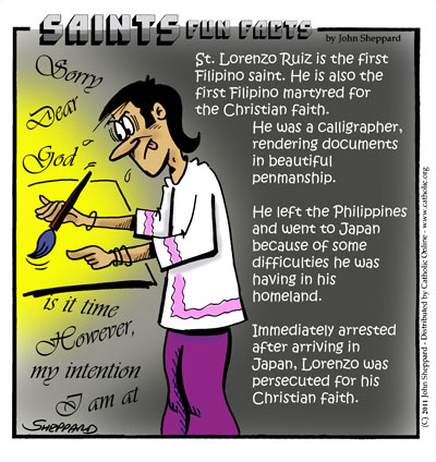 Saints Fun Facts for St. Lorenzo Ruiz