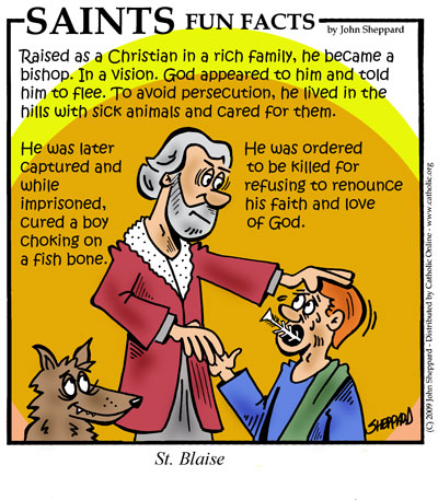 Saints Fun Facts for St. Blaise
