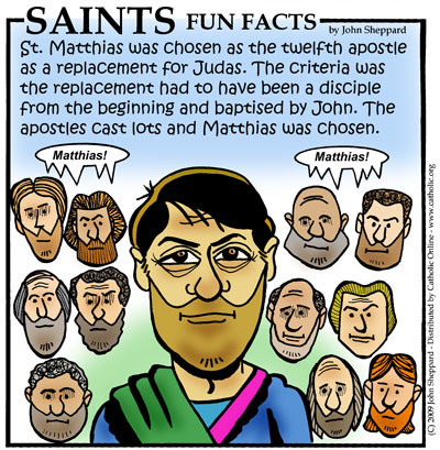 Saints Fun Facts for St. Matthias