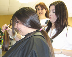 Hair Raising Catholic Students Clipped To Help Those With Cancer