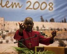 Archbishop Peter Akinola addressing the Global Anglican Future Conference (GAFCON) Image of Archbishop Peter Akinola addressing the Global Anglican Future Conference (GAFCON)