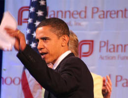In the July 17 speech, Obama attacked the Supreme Court decision that upheld the federal partial-birth abortion ban and the nomination of Supreme Court justices who favor overturning Roe v. Wade. In the speech the senator said, Image of In the July 17 speech, Obama attacked the Supreme Court decision that upheld the federal partial-birth abortion ban and the nomination of Supreme Court justices who favor overturning Roe v. Wade. In the speech the senator said,