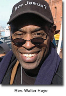 Rev. Hoye is an African-American pastor who says he feels a special calling to work for the end of what he calls the genocide by abortion taking place in the African-American community. Image of Rev. Hoye is an African-American pastor who says he feels a special calling to work for the end of what he calls the genocide by abortion taking place in the African-American community.