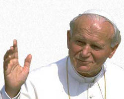 At the funeral of this extraordinary 'Servant of the Servants of God' the faithful shouted and carried signs. Both expressed the same Image of At the funeral of this extraordinary 'Servant of the Servants of God' the faithful shouted and carried signs. Both expressed the same