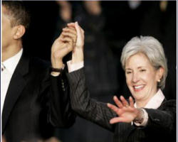 Late Term Abortionist Tiller and his political action committee, ProKanDo, contributed at least $238,000 to help Sebelius' campaigns, and engaged in further fundraising on her behalf. Image of Late Term Abortionist Tiller and his political action committee, ProKanDo, contributed at least $238,000 to help Sebelius' campaigns, and engaged in further fundraising on her behalf.