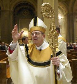 Archbishop Timothy Dolan is known for defending church orthodoxy with a friendly face. Image of Archbishop Timothy Dolan is known for defending church orthodoxy with a friendly face.