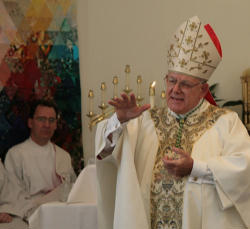 (Bishop Paul S. Loverde) I share your dismay that Notre Dame, contrary to the direction provided by the bishops, has chosen to extend to him an invitation which – despite the University’s statements to the contrary – undoubtedly will be viewed by many as approbation of his policies. Image of (Bishop Paul S. Loverde) I share your dismay that Notre Dame, contrary to the direction provided by the bishops, has chosen to extend to him an invitation which – despite the University’s statements to the contrary – undoubtedly will be viewed by many as approbation of his policies.