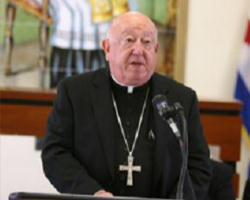 Archbishop John C. Favalora of Miami. Image of Archbishop John C. Favalora of Miami.