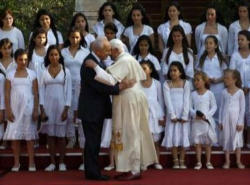 When the pope spoke at Yad Vashem, he said he had come ‘to stand in silence before this monument, erected to honor the memory of the millions of Jews killed in the horrific tragedy of the Shoah.’ Didn’t Avner Shalev hear that? Image of When the pope spoke at Yad Vashem, he said he had come ‘to stand in silence before this monument, erected to honor the memory of the millions of Jews killed in the horrific tragedy of the Shoah.’ Didn’t Avner Shalev hear that?