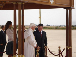 Benedict XVI's visit to Jordan is enabling Catholics in the country to relish in their identity as Image of Benedict XVI's visit to Jordan is enabling Catholics in the country to relish in their identity as