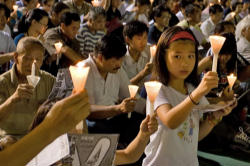 A public candlelight vigil has been held every year to commemorate 4 June (2006 vigil pictured). Tens of thousands of participants are expected this year to mark the 20th anniversary of the event. Image of A public candlelight vigil has been held every year to commemorate 4 June (2006 vigil pictured). Tens of thousands of participants are expected this year to mark the 20th anniversary of the event.