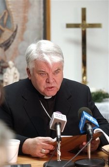 Bishop D'Arcy, who said he had not been consulted before the school invited President Obama, had questioned whether Notre Dame had 'chosen prestige over truth' by doing so. The bishop boycotted the commencement, instead backing an alternate ceremony that day protesting the President's aggressive pro-abortion agenda. Image of Bishop D'Arcy, who said he had not been consulted before the school invited President Obama, had questioned whether Notre Dame had 'chosen prestige over truth' by doing so. The bishop boycotted the commencement, instead backing an alternate ceremony that day protesting the President's aggressive pro-abortion agenda.