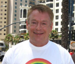 Cleve Jones, the founder of the AIDS quilt and a protégé of Harvey Milk, San Francisco’s first openly homosexual elected official. Image of Cleve Jones, the founder of the AIDS quilt and a protégé of Harvey Milk, San Francisco’s first openly homosexual elected official.