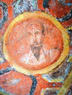 This image of Paul emerged last June 19, from the excavations that are underway in a catacomb named after St. Thecla, along the Via Ostiense leading from Rome to the sea, a short distance from the basilica of the apostle. Image of This image of Paul emerged last June 19, from the excavations that are underway in a catacomb named after St. Thecla, along the Via Ostiense leading from Rome to the sea, a short distance from the basilica of the apostle.