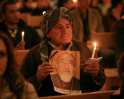 The Funeral Mass of the beloved martyr, Archbishop Rahho. Image of The Funeral Mass of the beloved martyr, Archbishop Rahho.