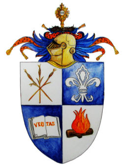 The Coat of Arms of the Knights of the Holy Eucharist. Image of The Coat of Arms of the Knights of the Holy Eucharist.