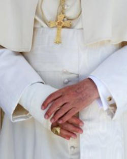 The Pontiff said the he spent his holidays in a 'heavenly peace' -- a silence interrupted by the 'sounds of the Creator' such as birds and falling rain. Image of The Pontiff said the he spent his holidays in a 'heavenly peace' -- a silence interrupted by the 'sounds of the Creator' such as birds and falling rain.
