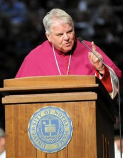 In its decision to give its highest honor to a president who has repeatedly opposed even the smallest legal protection of the child in the womb, did Notre Dame surrender the responsibility that Pope Benedict believes Catholic universities have to give public witness to the truths revealed by God and taught by the church? Image of In its decision to give its highest honor to a president who has repeatedly opposed even the smallest legal protection of the child in the womb, did Notre Dame surrender the responsibility that Pope Benedict believes Catholic universities have to give public witness to the truths revealed by God and taught by the church?