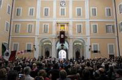 Ultimately, said Benedict XVI to the faithful gathered in Castel Gandolfo, 'the effectiveness of the mission of every priest,' and 'the credibility of witness' depends 'on holiness'. Image of Ultimately, said Benedict XVI to the faithful gathered in Castel Gandolfo, 'the effectiveness of the mission of every priest,' and 'the credibility of witness' depends 'on holiness'.