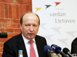 (Pictured: Prime Minister Andrius Kubilius) A recent attempt to introduce a fairy tale about two princes falling in love into the curriculum for kindergartens sparked a national scandal that helped encourage the new legislation. Image of (Pictured: Prime Minister Andrius Kubilius) A recent attempt to introduce a fairy tale about two princes falling in love into the curriculum for kindergartens sparked a national scandal that helped encourage the new legislation.