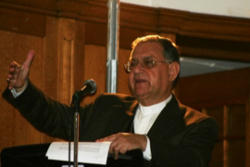 (Patriarch Fouad Twal) 'It seems that politicians are more afraid of peace than of war and they prefer to manage the conflict rather than solve it.' Image of (Patriarch Fouad Twal) 'It seems that politicians are more afraid of peace than of war and they prefer to manage the conflict rather than solve it.'