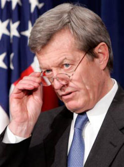 Senator Max Baucus (D) of Montana. Image of Senator Max Baucus (D) of Montana.