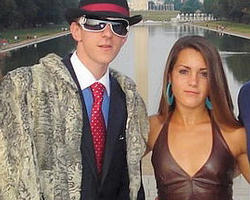 Having donned the garb of a fur-coated 'pimp' looking to raise money for political ambitions and accompanied by 20-year-old Hannah Giles dressed as a prostitute, O'Keefe asked ACORN officials how to evade the IRS and acquire an illegal housing loan in order to set up a brothel. Image of Having donned the garb of a fur-coated 'pimp' looking to raise money for political ambitions and accompanied by 20-year-old Hannah Giles dressed as a prostitute, O'Keefe asked ACORN officials how to evade the IRS and acquire an illegal housing loan in order to set up a brothel.