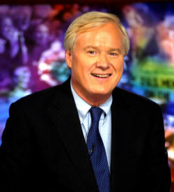 Chris Matthews of 'Hardball'. Image of Chris Matthews of 'Hardball'.