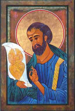 The Beloved Physician St. Luke. Image of The Beloved Physician St. Luke.