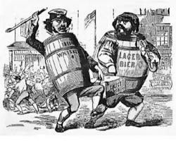Is the growing anti-Catholic wave an emergence of a new 'Know Nothing' Movement? Pictured is one of a multitude of Anti-Catholic cartoons from the last wave of Anti-Catholic sentiment in America. Image of Is the growing anti-Catholic wave an emergence of a new 'Know Nothing' Movement? Pictured is one of a multitude of Anti-Catholic cartoons from the last wave of Anti-Catholic sentiment in America.