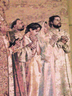 On this day let us revive in ourselves an attraction toward Heaven that calls us to carry on in our earthly pilgrimage. Let us lift in our hearts the desire to always unite ourselves to the family of the saints, of which we already have the grace to be a part. Image of On this day let us revive in ourselves an attraction toward Heaven that calls us to carry on in our earthly pilgrimage. Let us lift in our hearts the desire to always unite ourselves to the family of the saints, of which we already have the grace to be a part.