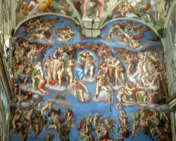 The Pope told the gathered artists: 'Faith takes nothing away from your genius or your art... On the contrary, it exalts them and nourishes them' Image of The Pope told the gathered artists: 'Faith takes nothing away from your genius or your art... On the contrary, it exalts them and nourishes them'