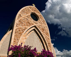 (Pictured: The Oratory Chapel on the campus of Ave Maria University) 'As we told the CNS, Mr. Golisano has personally assured both Chancellor Monaghan and President Healy that he is pro-life, and authorized us to publicize this.' Image of (Pictured: The Oratory Chapel on the campus of Ave Maria University) 'As we told the CNS, Mr. Golisano has personally assured both Chancellor Monaghan and President Healy that he is pro-life, and authorized us to publicize this.'