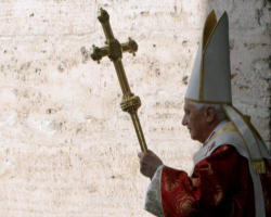 Image of 'Perhaps John of Salisbury would remind us today that only those laws are equitable that protect the sanctity of human life and reject the legalization of abortion, euthanasia and limitless genetic experimentation, those laws that respect the dignity of matrimony between a man and a woman, that are inspired in a correct secularity of state -- secularity that always includes the protection of religious liberty -- and that pursue subsidiarity and solidarity at the national and international level.'