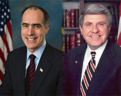 Senator Bob casey Jr (D- Pennsylvania) and Senator Ben Nelson (D- Nebraska). Image of Senator Bob casey Jr (D- Pennsylvania) and Senator Ben Nelson (D- Nebraska).